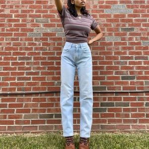 Banana Republic light wash straight leg jeans